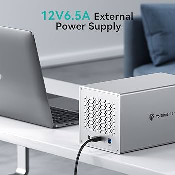 4ベイHDDケース　Yottamaster USB 3.0 シルバー Amazon.co.jp: Yottamaster (4Bay) HDDケース 3.5インチ USB3.0